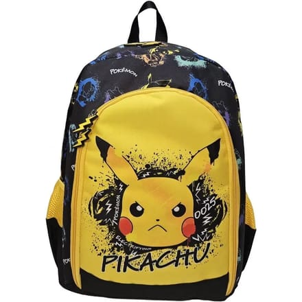Pokémon Rugzak Skate Face – 43 cm – Zwart/Geel