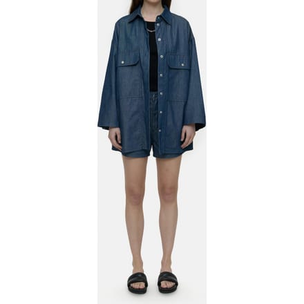 Closed Boyfriend Shirt Dark Blue Größe: S | Jeansjacken Outlet | Damen | Blau
