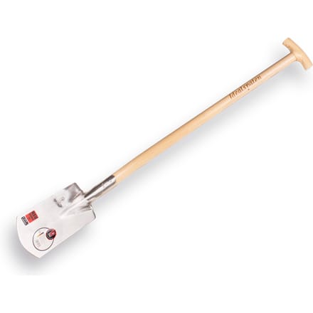 Spade IDEAL,  type 1006  nr.1,  met T-steel. GEPOLIJST blad 16,5 x 27 cm