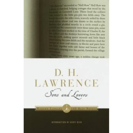 Sons And Lovers - Modern Library 100 Best Novels - D.H. Lawrence