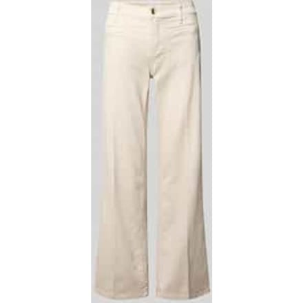 Korte jeans met persplooien en steekzakken