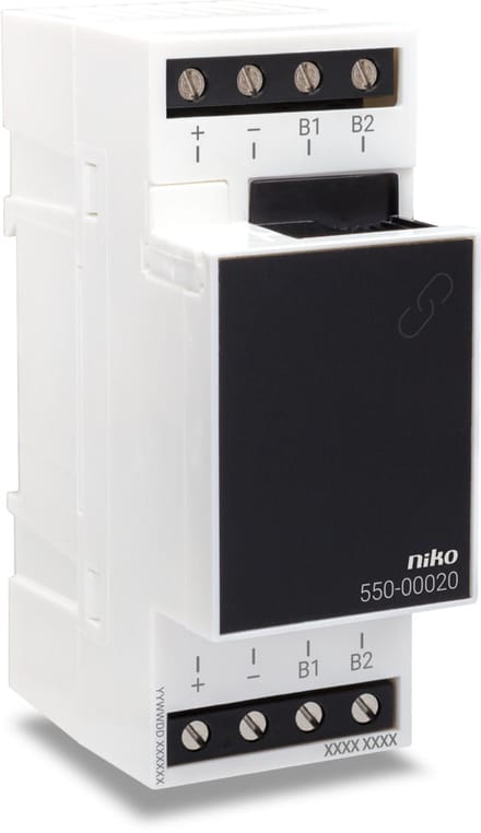 Niko-Servodan Rail coupler for niko home control