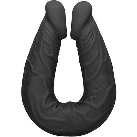 Realistische Dubbele Dildo zeer soepel 34 cm - Zwart