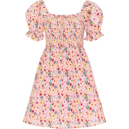 Mymo Zomerjurk Dames Roze Veelkleurig