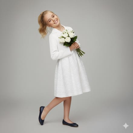 La V elegante kant jurk met mouwloze Wit 170