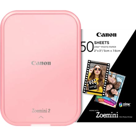 Canon Zoemini 2 Roze + 50 vellen fotopapier