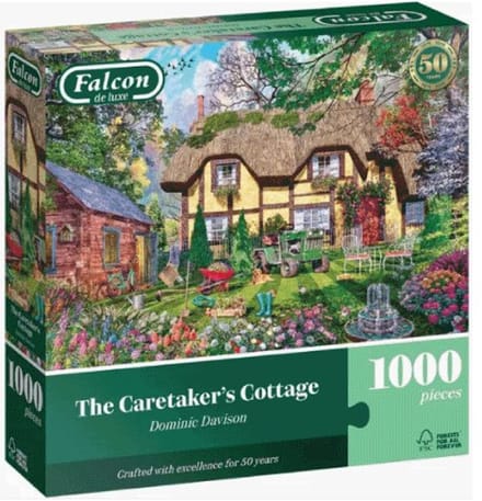 Jumbo puzzel 1000 stukjes Falcon bloemen tuinliefhebbers.