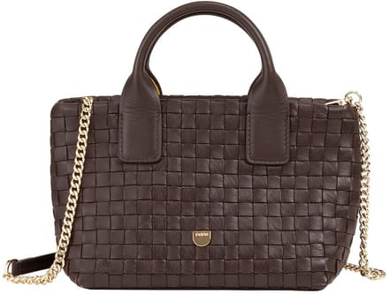 DuDu Ibiza Handtas Leder 22 cm - Dames - coffee brown