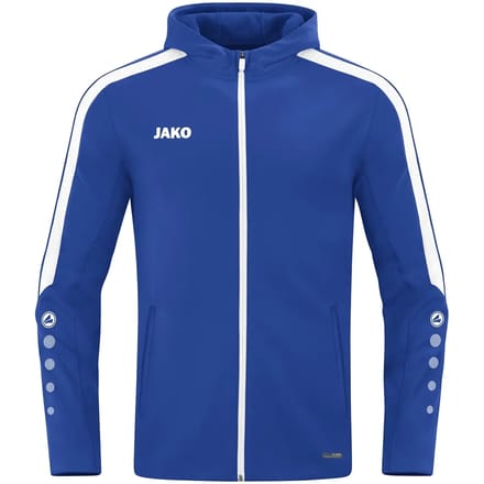 Jako Power Jas Met Kap Dames - Royal | Maat: 34