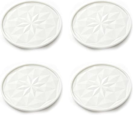 Herbruikbare Deksels - Siliconen Covers - Koelkast Organisatie - Lekvrije Sluiting - Set van 4 - Wit