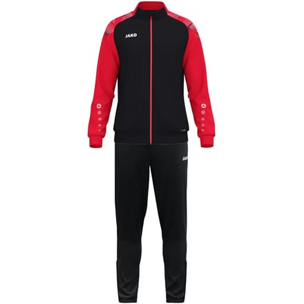 Jako Sonic Polyesterpak Kinderen - Zwart / Rood | Maat: 116