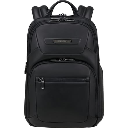 Samsonite Pro-Dlx Leather Rugzak 14.1" Zwart