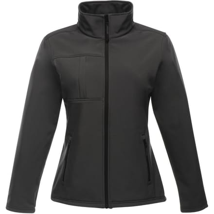 Regatta Dames/Dames Octagon II Zachte Shell Jas (Afdichting Grijs/Zwart)
