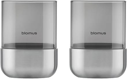 Blomus Calma Windlicht Smoke Extra Small 2 Stuks