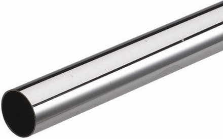 Gordijnroede Ø19 mm chroom roede 100 cm