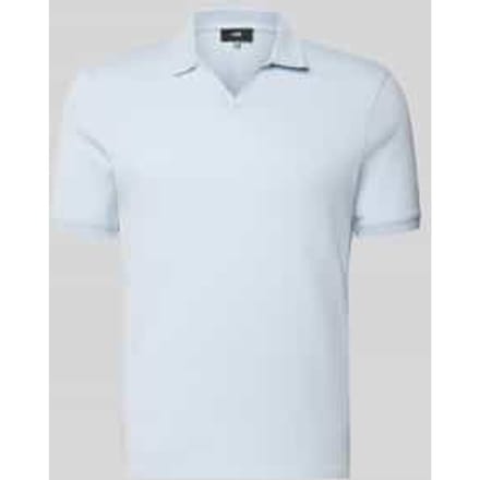 slim fit poloshirt met logodetail model 'Boll'