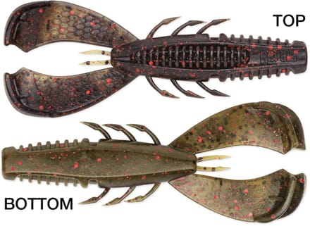 Rapala CrushCity Cleanup Craw Black Blue Flake 9cm Black Blue Flake