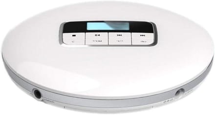 Draagbare CD-speler - Walkman MP3 - Muziek Luisteren - HiFi Geluid - 143x142x25mm - Wit