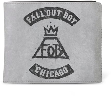 Rocksax Fall Out Boy - Chicago Bifold portemonnee - Grijs