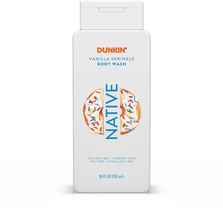 Native - Body Wash for Women and Men, Vanilla Sprinkle