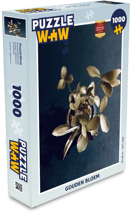 Puzzel Gouden bloem - Legpuzzel - Puzzel 1000 stukjes volwassenen