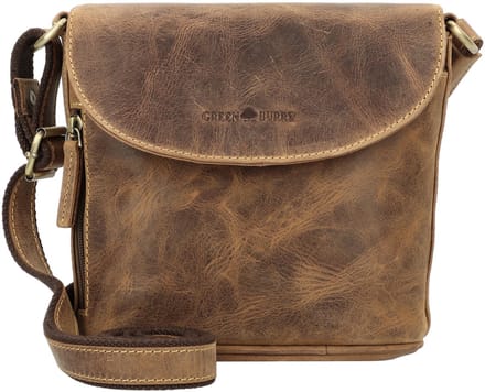 GREENBURRY schoudertas Vintage Crossbody Bag Brown bruine