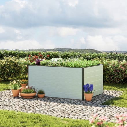 150 x 119 x 77 cm Moestuinbak Standard Christina, Aluminium (geanodiseerd)
