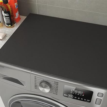 Antislipmat en Stofdichte Afdekking voor Wasmachine en Droger – 60 x 60 cm – Zwart