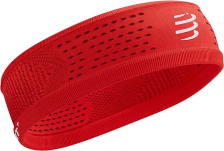 Compressport | Thin Headband On/Off 2.0 | Unisex Hoofdband | Core Red/White | -