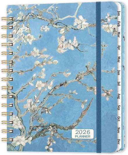 Week- en Maandplanner 2024 | Harde Kaft & Overzichtelijk Formaat | Jaarplanner Januari t/m December