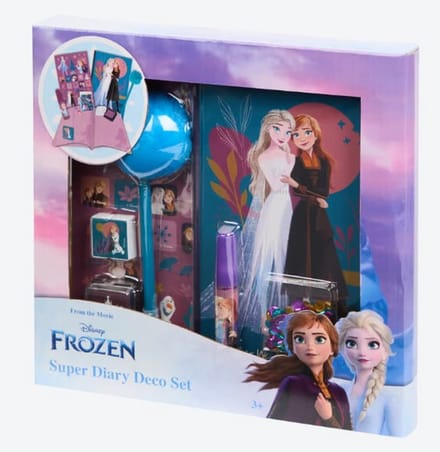 Disney Frozen Super Dagboek hard Deco Set voor kinderen vanaf 3 jaar