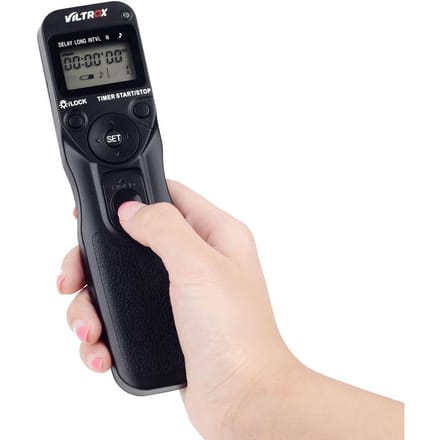 VILTROX Time Lapse Intervallometro Timer Controllo Remoto Pr Serie Canon 1D zwart