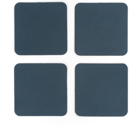 Vacavaliente - Onderzetter set 4 stuks- Blauw Petrol - 10 x 10cm