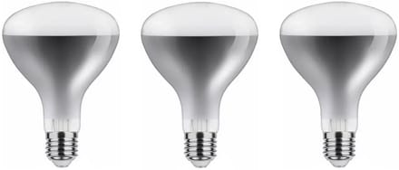 Asalite Infrarood Warmtelamp R125 E27 - 150W - 125mm - Helder Glas - 3 stuks