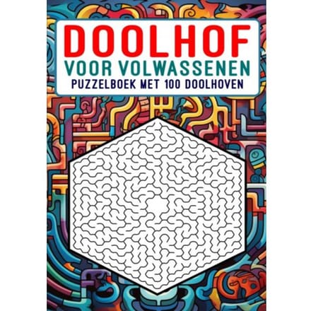 Doolhof Voor Volwassenen - Puzzelboek Met 100 Doolhoven - Boeken Boulevard