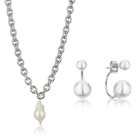 Dames ketting en oorbellen set Isabella Ford Morgan Pearl