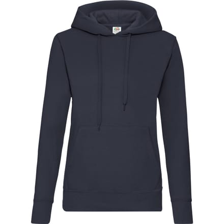 Fruit of the Loom Dames/Dames Classic 80/20 Lady Fit Hoodie (Deep Navy)