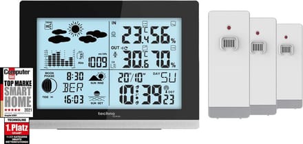Draadloos Weerstation met Binnen- en Buitenmodule en Weersvoorspelling