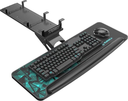 Verstelbare Toetsenbordlade voor Onder Bureau - Ergonomisch en Ruimtebesparend