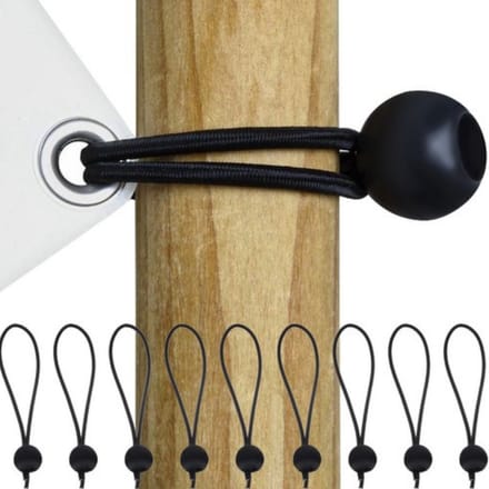 Gardlov Tentspanners met bal - spanelastiek voor zeildoek - 10 stuks 3016
