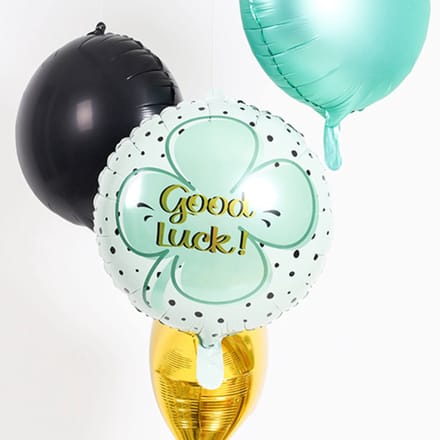Folieballon Good Luck Klaver - 45 cm