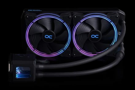 Waterkoeler - CPU Koeler - Computer Koelen - Verstelbare Verlichting - 280mm Radiator - Zwart