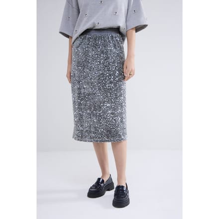 Summum Woman Rok Sequins Velour Cloud Größe: 38 | Midiröcke Outlet | Damen