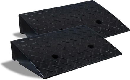 Stevige Rubberen Oprit Oprijplaat 10 cm Hoog - Antislip en Duurzaam