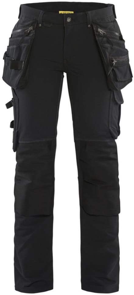 Blaklader Dames 4-weg stretch werkbroek 7198-1644 - Zwart - D20