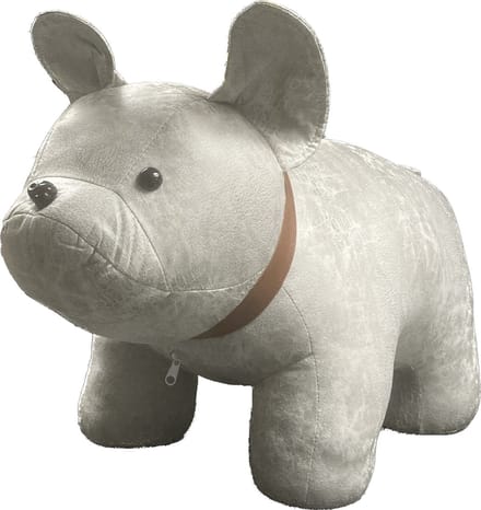 HOME SPIRIT Kruk Hond 55 x 27 x 30 cm van krukje stof