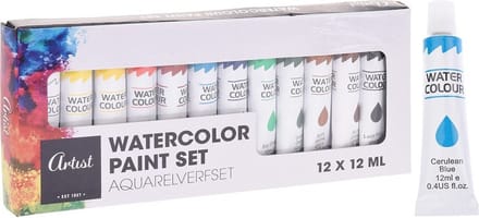 Acrylverf set 12 tubes 12 ml Artist