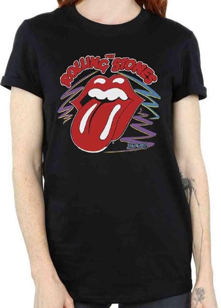 The Rolling Stones - 1994 Tongue Dames T-shirt - M - Zwart