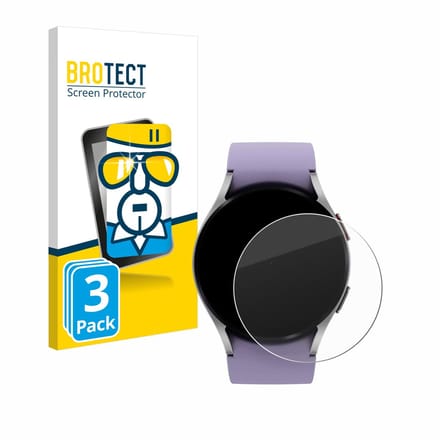 BROTECT - Glas Screenprotector voor Samsung Galaxy Watch 5 (40mm) - Gehard Beschermglas 9H 3 Stuks