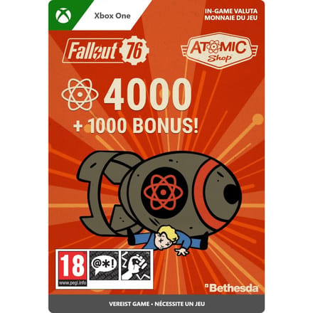 4000 Atoms (+1000 extra) - Fallout 76